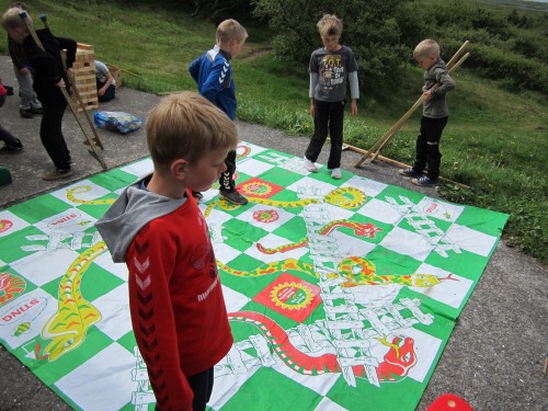 Risaslönguspilið er vinsælt