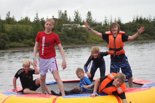 Fjör í Vatnaskógi