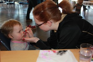 Andlitsmálun á Vorhátíð