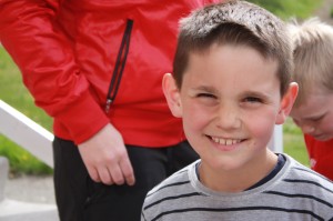 Á leið í gönguferð